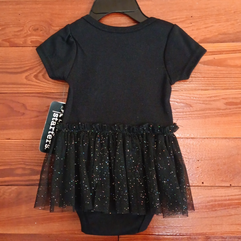 NWT Baby Starters little black dress tutu bodysuit - Picture 4 of 5